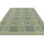 Scandinavian Wool Geometric Area Rug in Green-1119053973
