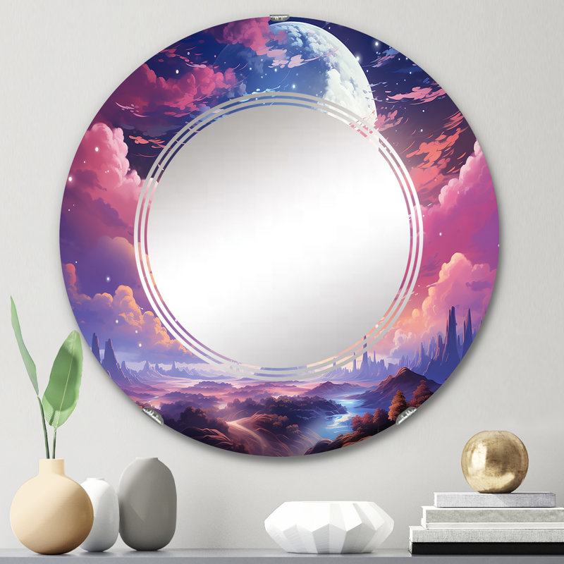 Miroir mural Purmerend, 24 po x 24 po