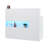 Reception Desk Rectangular Front Counter Table 47.24 in White Office Table
