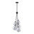 6-Light Glass Globe Cluster Chandelier