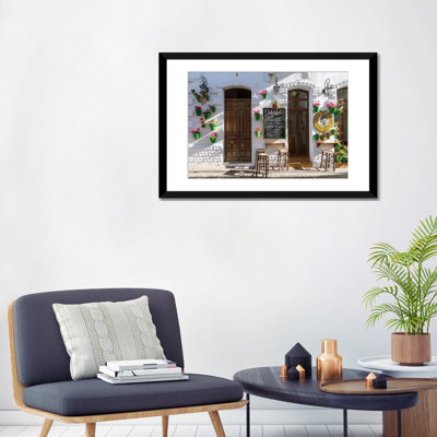 «Outdoor Café In Andalusia, Espagne» par Matteo Colombo, impression sur toile