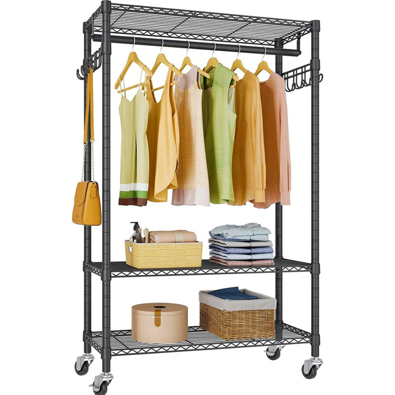 Garment Rack Heavy Duty Clothes Rack For Hangin...