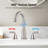 2-handle Bathroom Faucet with Drain Assembly-100704679