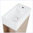 Modern Bathroom Vanity Cabinet with Two-tier Shelf-102422892