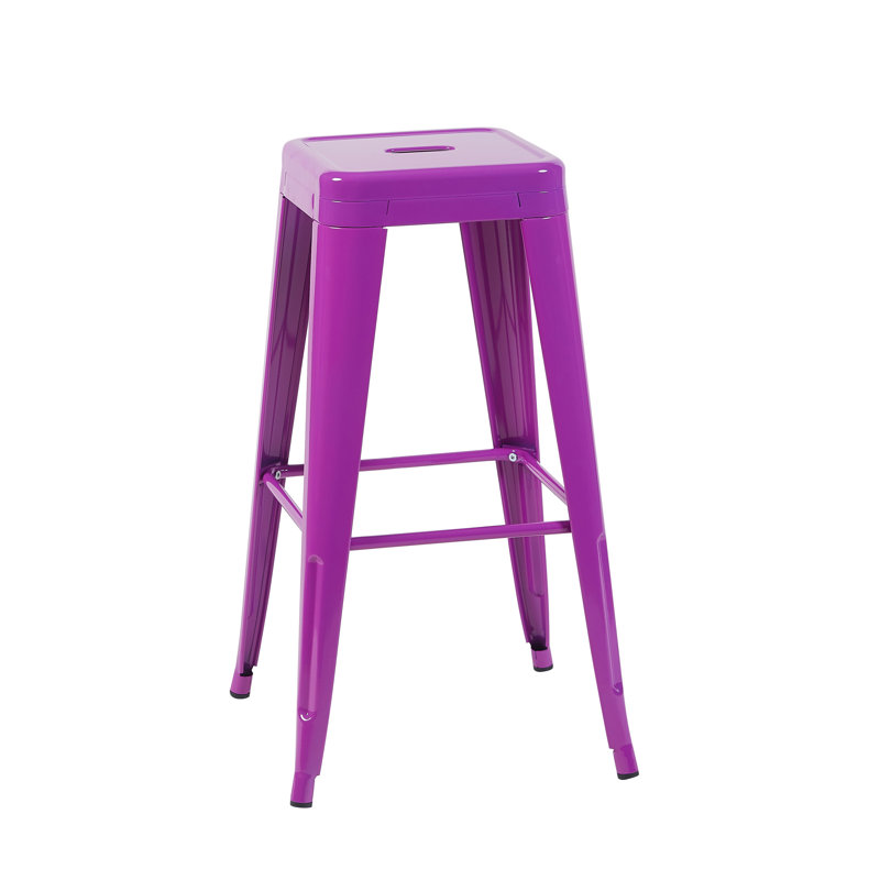 Tabouret à hauteur de comptoir 30 pouces, Tabouret de bar (siège d’une hauteur de 30 po), Mauve