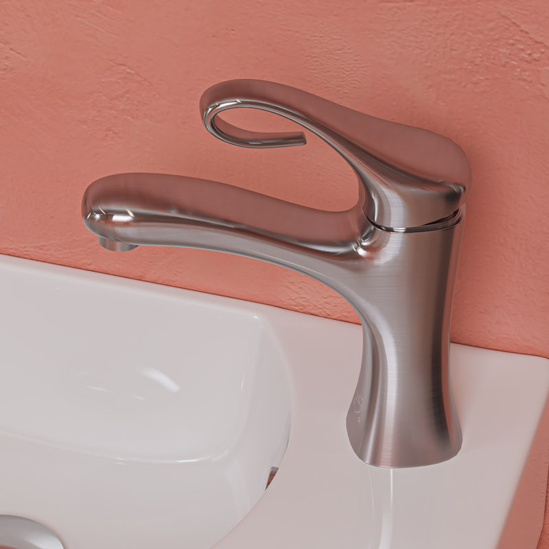 Single-handle Bathroom Faucet, Brushed Nickel