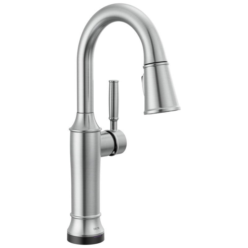 Renaldi Touch2O Bar / Prep Faucet with Touchless Technology, Lumicoat Arctic Stainless