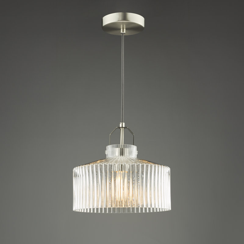 1 - Light Satin Nickel Pendant