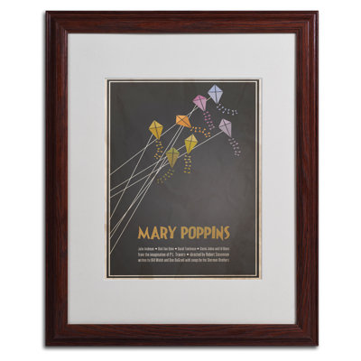 « mary poppins » par megan romo, impression encadrée