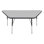 Adjustable Height Trapezoid Activity Table