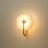 Flower-Shaped Dimmable Modern Alabaster Shade LED Wall Flush Mounted Sconce Light for Hallway Bedroom