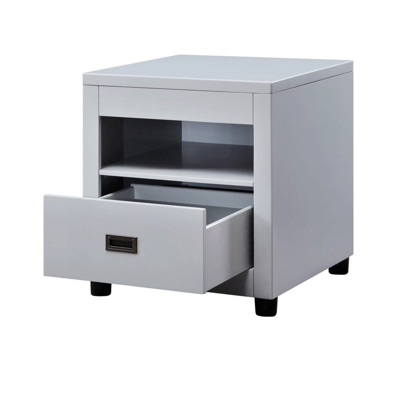 Table de bout avec rangement Cadelaria