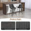 Upholstered Counter Stool with Metal Frame