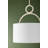 Wynter 24" 3-Light Linen Chandelier