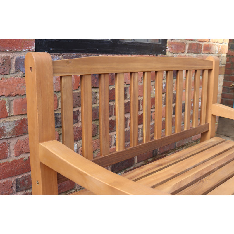 Turnbury Wooden Garden Bench, 96cm H x 120cm W x 59cm D