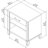 Katia 23.66'' W Nightstand-1959253130