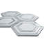 Interspace Natural Stone Honeycomb Marble Look Mosaic Wall Tile-1609017087