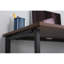 Petit bureau d'ordinateur bureau à la maison pliable pour petits espaces (brun rustique et noir)