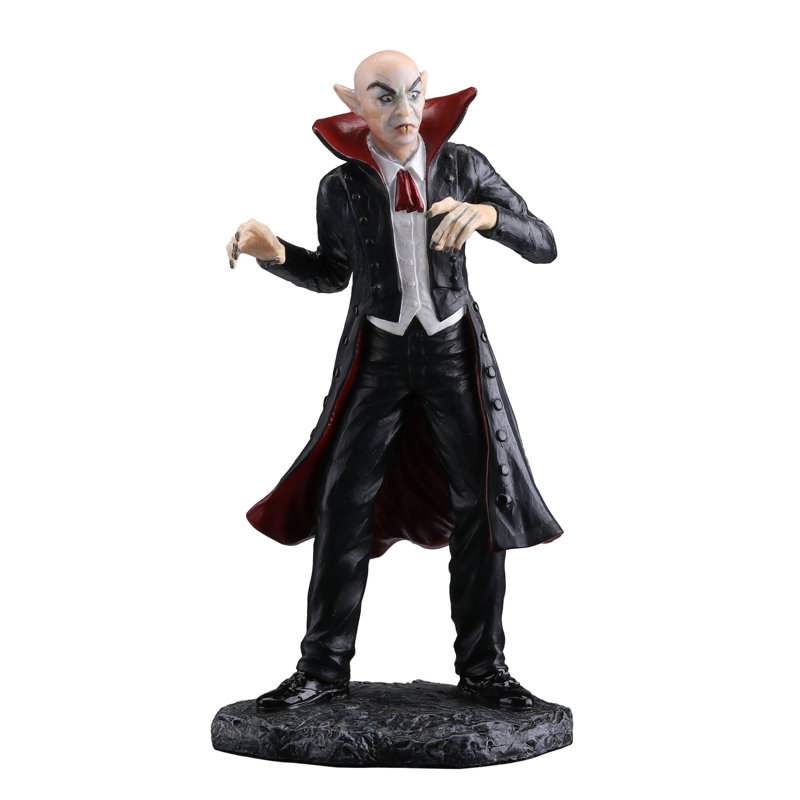 4.53 in H Vampire Count Poly Resin