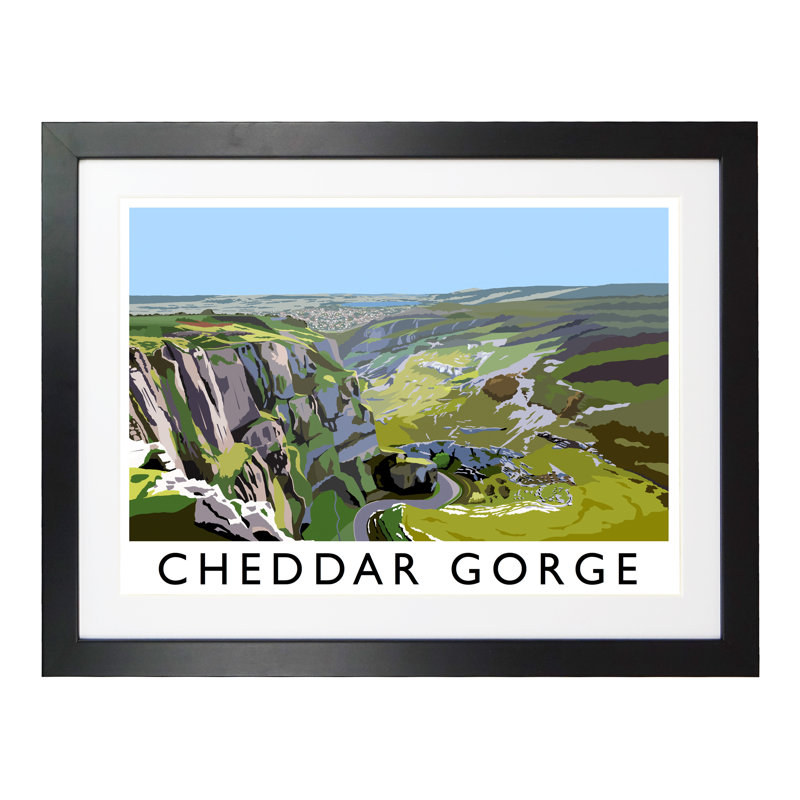 Richard O'Neil - Print, 33.5 cm H x 43.5 cm W x 2.2 cm D, Black Wood Frame