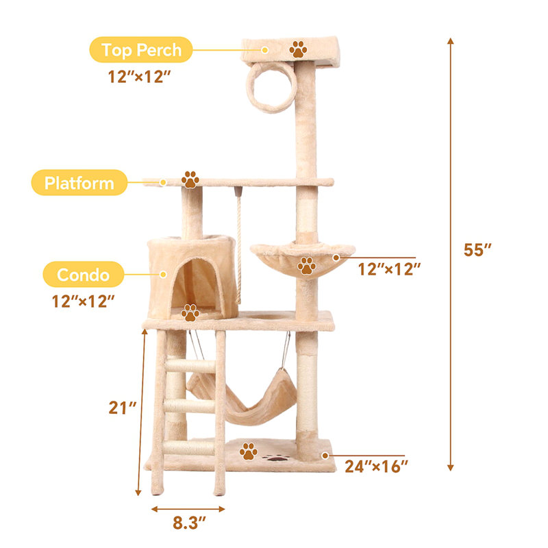 Structure d'escalade pour chat