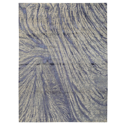 Tapis rectangulaire noué à la main