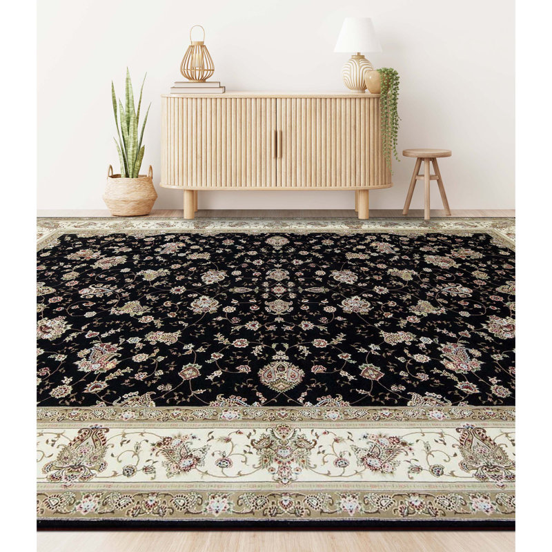 Elegance Hand Woven Silk and Wool Oriental Area Rug