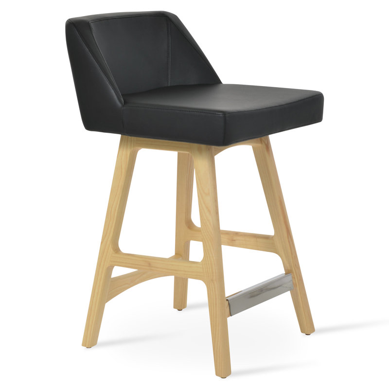 Prisma PR Wood Stool, Black
