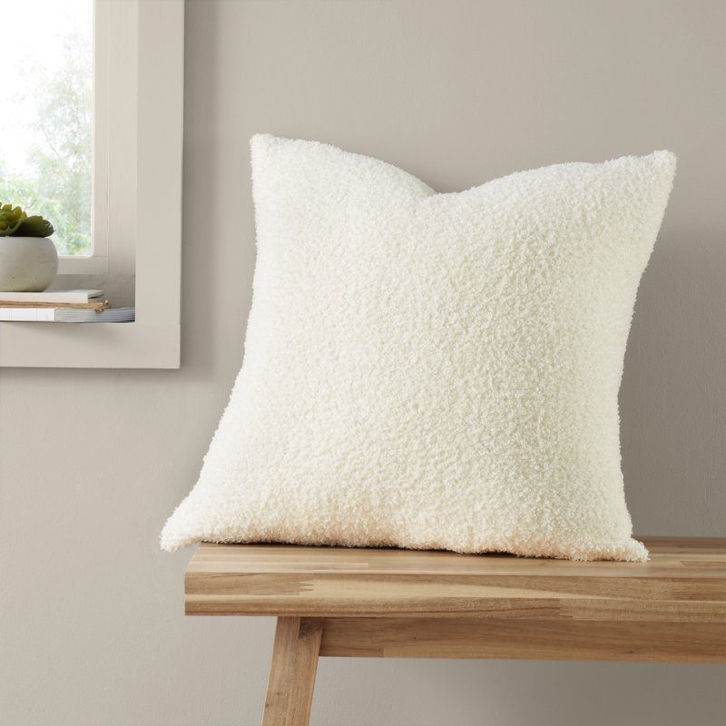Soft Boucle Cushion, Cream