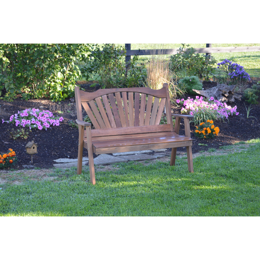 Gause Solid Wood Cedar Outdoor Bench Millwood Pines 