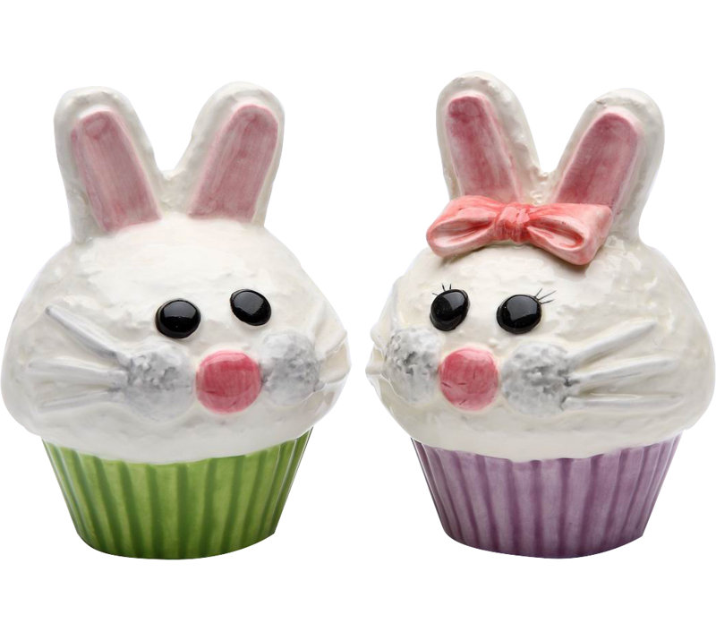 Ensemble de salière et poivrière Bunc Cupcake