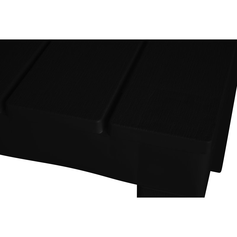 Deirdra Square Outdoor Dining Table , 78cm cm W 78cm cm D, Anthracite