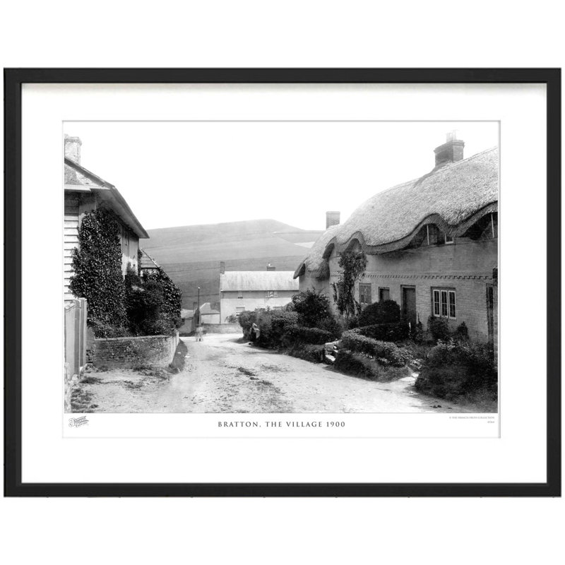 Bratton, The Village 1900 - Single Picture Frame Print, 45cm H x 60cm W x 2.3cm D