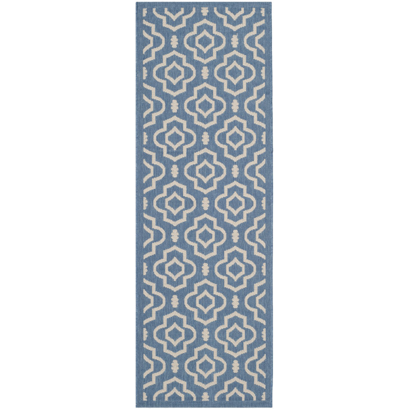 Herefordshire Performance Geometric Indoor/Outdoor Area Rug, Runner 2'3" x 6'7"