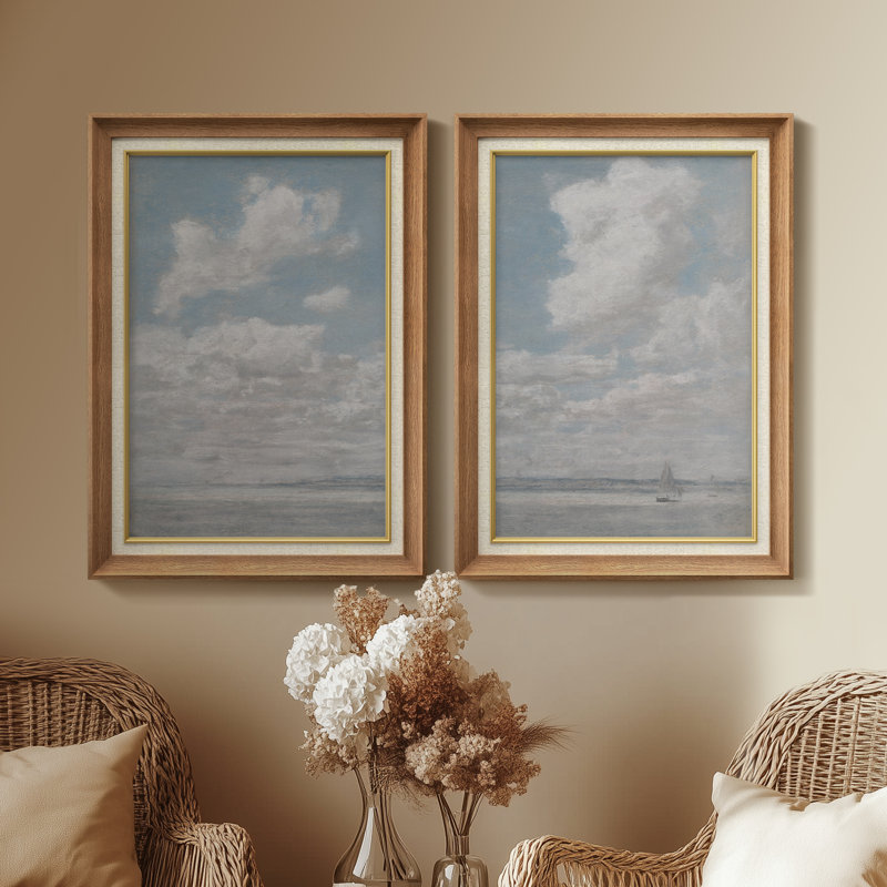 Ensemble de 2 œuvres d'art abstraites encadrées de qualité supérieure sur toile de qualité supérieure avec cadre de 26 po x 36 po