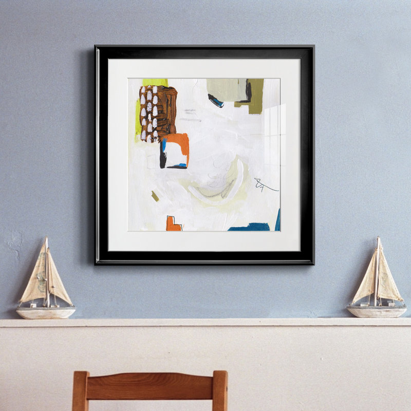 «Neon City Lights VI-Premium», reproduction encadrée prête à être accrochée, H 30,5 po x l 30,5 po x P 1,5 po, Blanc