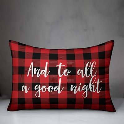 Plaid Reversible Throw Pillow
