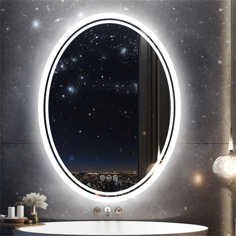 Alayyan Flat Wall Mirror, 70 H x 50 W