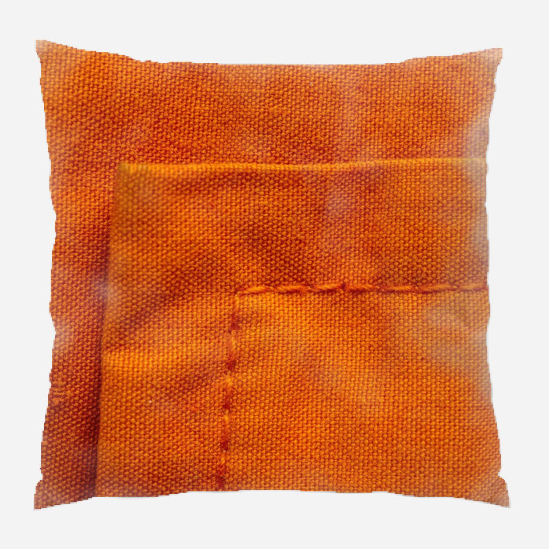 Fabric Microsuede Reversible Throw Pillow