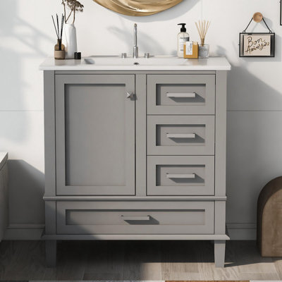 Meuble-lavabo simple 30 po