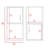 2-Pc Wall-Mounted Bathroom Medicine Cabinet With Open And Closed Storage-521730712