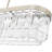 Hoisington 6-Light Linear Pendant with Hammered Water Glass-523221562