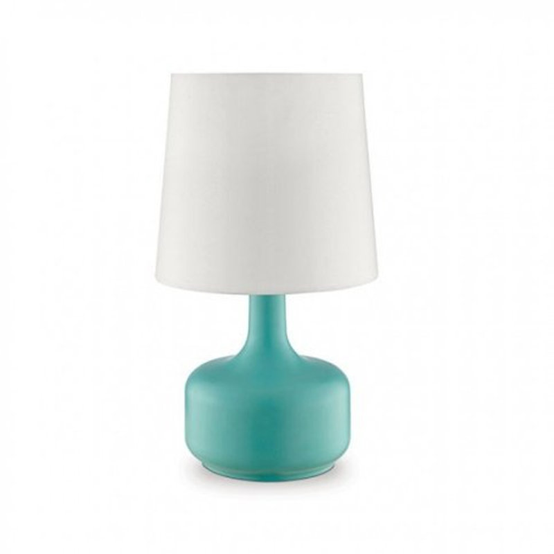 Lampe de table 17 po Eisenbarth, Bleu sarcelle