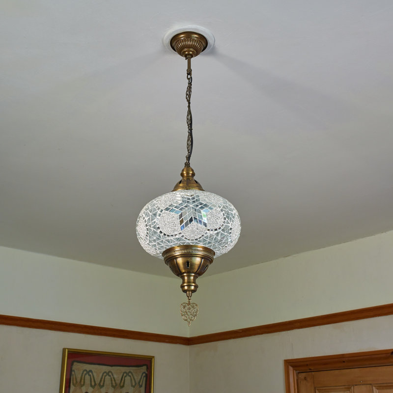 Pagedale 1 - Light Antique Bronze Single Pendant