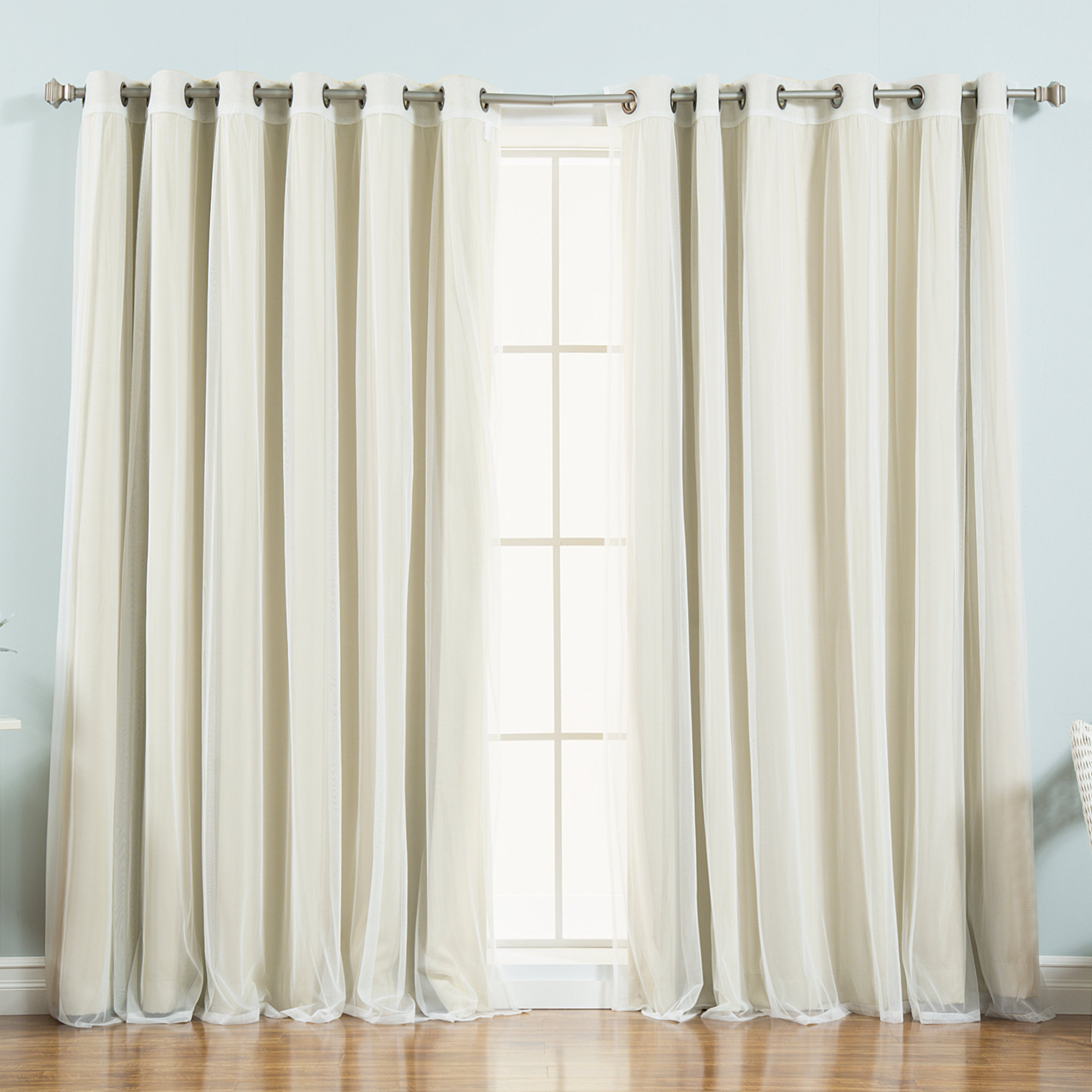 House of Hampton® Granados Solid Blackout/Room Darkening Thermal ...