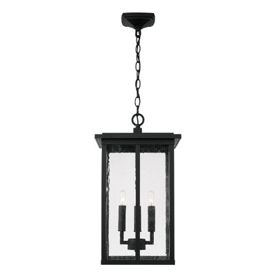 Lanterne suspendue d'extérieur 4 lumières H 21 po