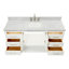 Magnolia Bath Vanity Rectangular Basin S061SCWRV-1864545998