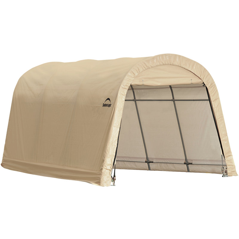 Autoshelter 10 x 15 pi, H 95,86 po x l 121,28 po x P 178,5 po
