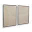 «Echoed Curves in Beige», ensemble de 2 impressions sur toile dans un cadre en érable, 18 po x 12 po-119946518-109129790-109129791