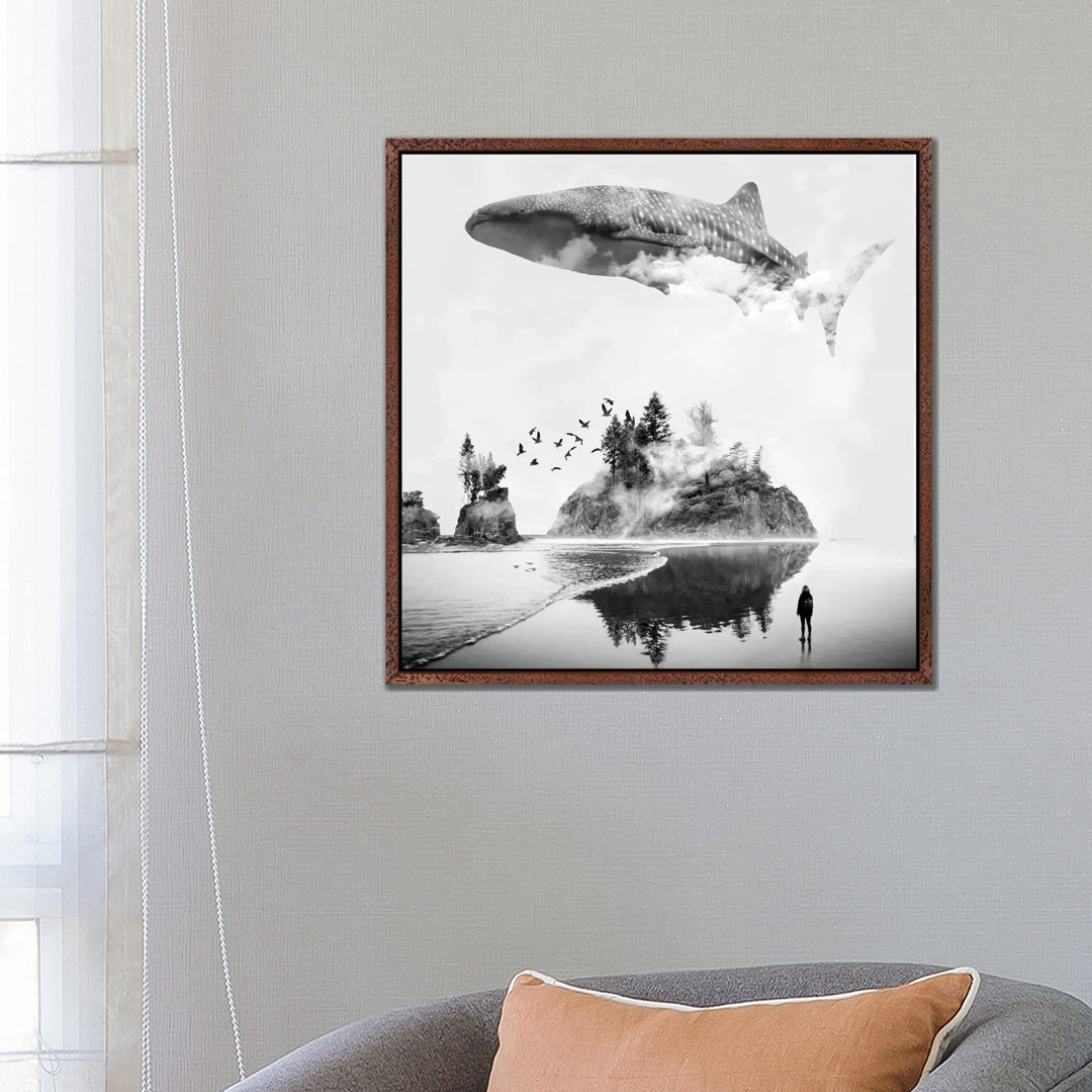 Whale Shark Island by David Loblaw - Print on Canvas